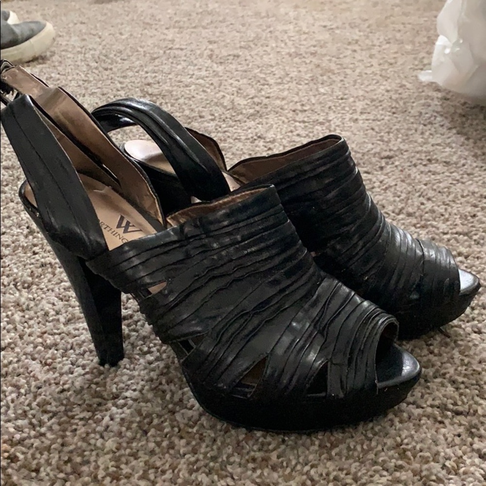 Black heels